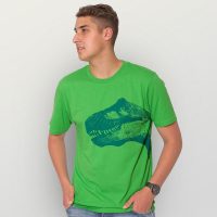 HANDGEDRUCKT „T-Rex“ Männer T-Shirt reine Biobaumwolle (kbA)