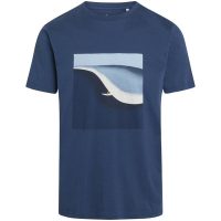 KnowledgeCotton Apparel T-Shirt ALDER Surf Print