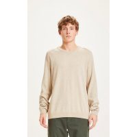 KnowledgeCotton Apparel Long Stable Knit Pullover FIELD