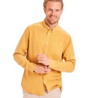 KnowledgeCotton Apparel Hemd – LARCH regular fit garment dyed – aus Tencel