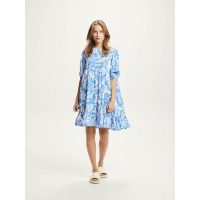 KnowledgeCotton Apparel A-Linien Kleid- Seabreeze Print- aus Tencel