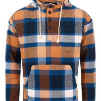 KnowledgeCotton Apparel Big Checked Dropped Shoulder Overshirt