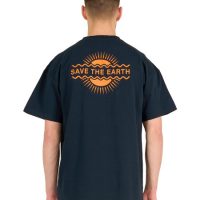 KnowledgeCotton Apparel Herren T-Shirt Save the earth reine Bio-Baumwolle