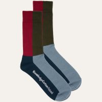KnowledgeCotton Apparel 2-Pack Socken BLOCK mit Bio-Baumwolle