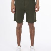 KnowledgeCotton Apparel Shorts – Loose 5-pocket canvas twill shorts – aus Bio-Baumwolle