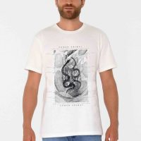 ThokkThokk Herren Print T-Shirt SERPENS aus Biobaumwolle
