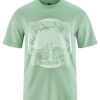 Hempage Herren T-Shirt Print Hanf Bio Baumwolle
