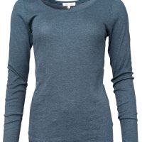 Alma & Lovis Ringel-Jerseyshirt aus Bio-Baumwolle | Melange Shirt