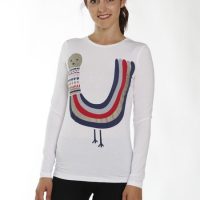 CORA happywear Damen T-Shirt aus Eukalyptus Faser „Matri“ | Vogel
