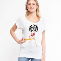 CORA happywear Damen T-Shirt aus Eukalyptus Faser „Elisabeth“ | Schwimmerin