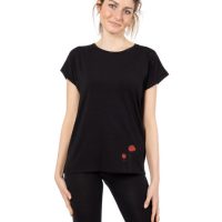 CORA happywear Damen T-Shirt aus Eukalyptus Faser „Laura“ | Rosen