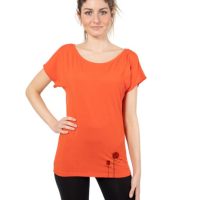 CORA happywear Damen T-Shirt aus Eukalyptus Faser „Elisabeth“ | Rosen