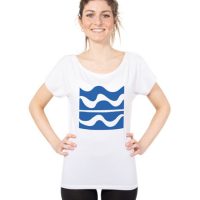 CORA happywear Damen T-Shirt aus Eukalyptus Faser „Elisabeth“ | Wellen