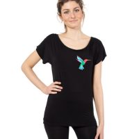 CORA happywear Damen T-Shirt aus Eukalyptus Faser „Elisabeth“ | Kolibri