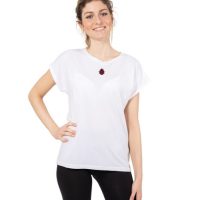 CORA happywear Damen T-Shirt aus Eukalyptus Faser „Laura“ | Marienkäfer
