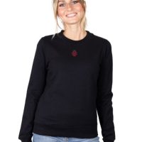 CORA happywear Damen Sweater „Dori“ aus Buchenholz Faser | Marienkäfer