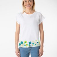 CORA happywear Nachhaltiges T-Shirt LAURA in Eukalyptusfaser| Wiese
