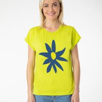 CORA happywear Nachhaltiges T-Shirt LAURA in Eukalyptusfaser| Blume