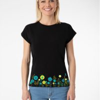 CORA happywear Nachhaltiges T-Shirt LAURA in Eukalyptusfaser| Wiese