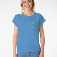 CORA happywear Nachhaltiges T-Shirt LAURA in Eukalyptusfaser| Palme