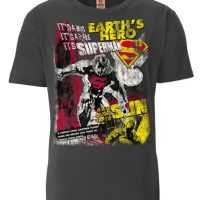 LOGOSH!RT LOGOSHIRT – DC – Superman – Earth Hero – 100% Organic Cotton – T-Shirt