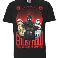 LOGOSH!RT LOGOSHIRT – Star Wars – Dart Vader – Enlist Now – Organic T-Shirt
