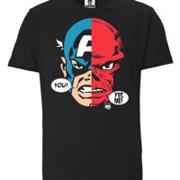 LOGOSH!RT LOGOSHIRT – Marvel – Captain America – Red Skull – Bio T-Shirt