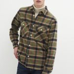 Kuyichi Hemdjacke – Andrew Checked Overshirt – aus Bio-Baumwolle