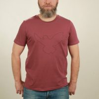 NATIVE SOULS T-Shirt Herren – Dove – berry