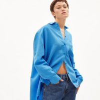 ARMEDANGELS EALGAA LINO – Damen Bluse Relaxed Fit aus Leinen-Mix
