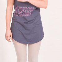 Lena Schokolade T-Shirt Kleid „Endlager“