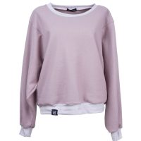 Lena Schokolade Sweater Bio Cord Sweat lilac