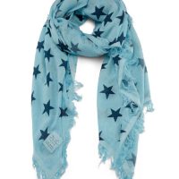 Daily’s by DNB COCO STARS: Damen Schal aus 100% Biobaumwolle mit Sternen