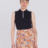 Degree Clothing Damen Top aus Bio-Baumwolle – Half-Zip Reißverschluss