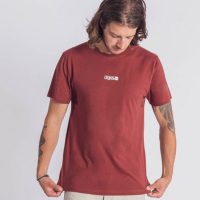Degree Clothing Herren T-Shirt aus Bio-Baumwolle – Logo – mahagony