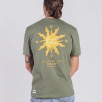 Degree Clothing Herren T-Shirt – Sun Crew – Dunkelgrün