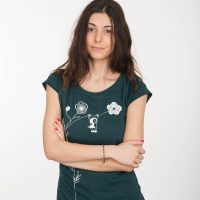 FellHerz Damen T-Shirt Schaukelmädchen Bio Fair