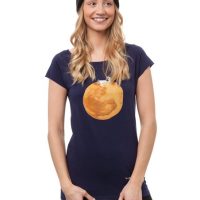 FellHerz Damen T-Shirt Moon Girl