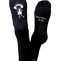 FellHerz 3er Pack Socken mit Bio-Baumwolle schwarz