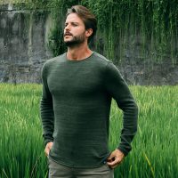 The Driftwood Tales Basic-Strickpullover – Herren Pullover – Driftwood Tales – aus Bio-Baumwolle