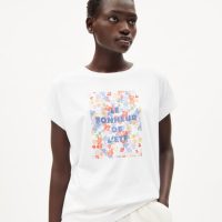ARMEDANGELS IDAA MINI FLORAL – Damen T-Shirt aus Bio-Baumwolle